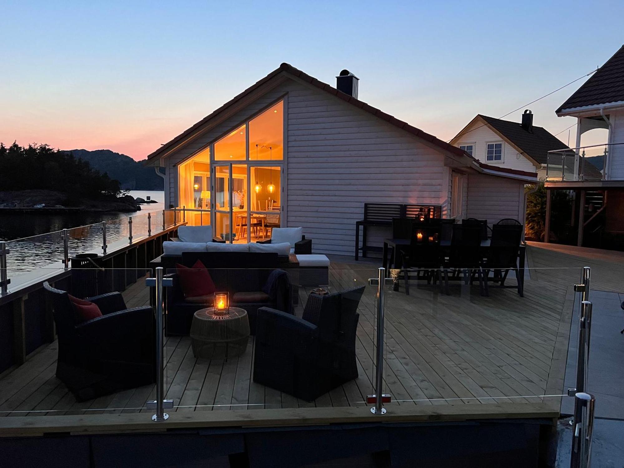 Appartement Korshamn Rorbuer à Lyngdal Extérieur photo